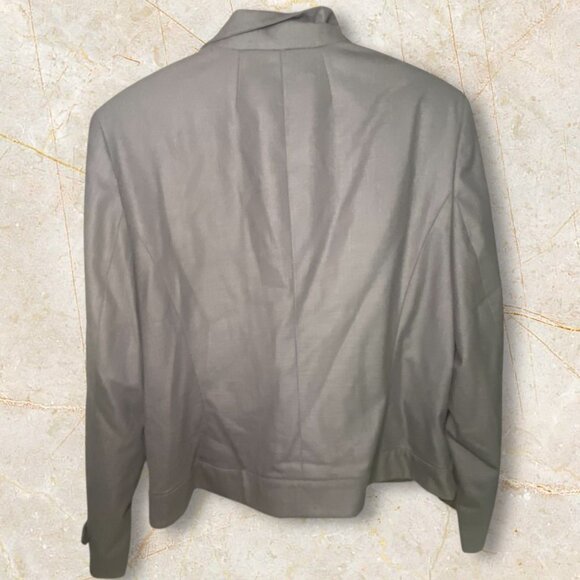 Jones New York Womens Gray Stretch Blazer Jacket Size 18 Careerwear Office - Picture 2 of 10